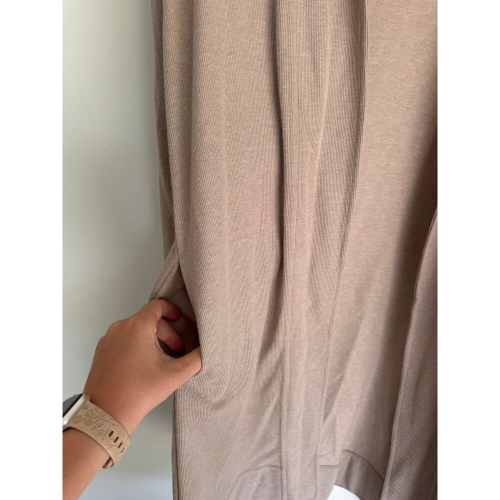 Olive and Oak Tan Long Line Cardigan - Picture 3 of 6